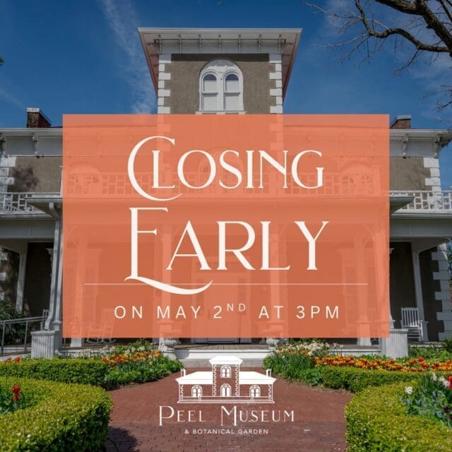 We are closing the museum early on Saturday May 2nd for a private ticketed event. Thanks for your understanding!