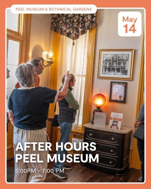 Have you ever driven past that house off Walton by the Walmart and thought, “I should check that out someday”… but never quite made the time?

After work on May 14 is your chance.

The Peel Museum is keeping its door open late from 5–7 PM for After Hours. 

No rush, no crowds, just an easy way to finally step inside and see a piece of early Bentonville history that’s been sitting there all along.

Swing by on your way home and take a free tour.