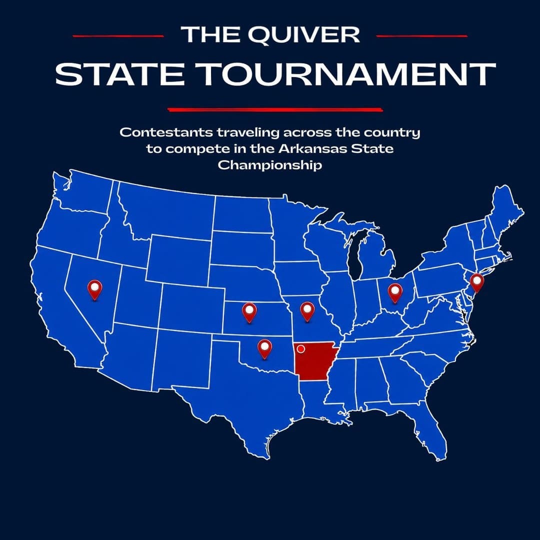 The countdown is on! This weekend, archers from New Jersey, Ohio, Nevada, Missouri, Oklahoma, Kansas, and all across Arkansas will gather at The Quiver for the USA Archery State Tournament presented by Crossland Construction. Safe travels, and we'll see you on the range!
The range will be CLOSED to the public on June 13th and 14th and during practice times on June 12th. Thank you for your understanding