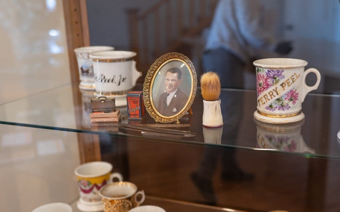 Shaving Mugs at the Peel Museum