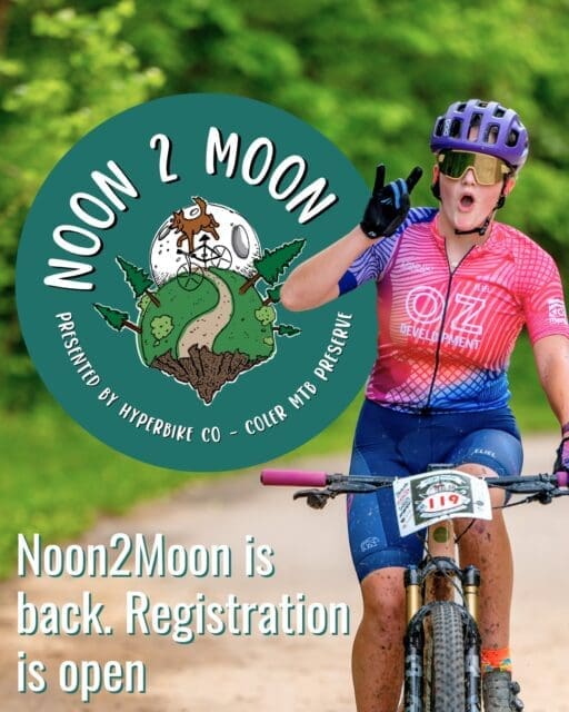 Noon2Moon is back. Registration is open.

Built for every kind of rider, from first-timers to seasoned racers. Take on the Hot Lap, the 3-hour or 6-hour endurance race, or bring the kids out for the Pedal Kids camp and youth races.

Join us September 11th and 12th! 

Comment N2M below for registration link