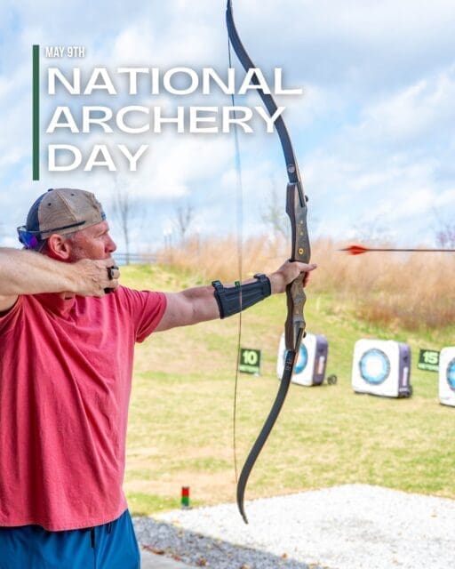 Tomorrow is National Archery Day and there’s no better time to hit the range!

Join us at The Quiver tomorrow (May 9th) for:
• 1/2 price archery ($10)
• FREE shooting for Quiver Members
• Drinks, snacks, and time on the range
• Free National Archery Day buttons for the first 100 guests

Never shot before? No problem. Our certified staff will help you get started, and all equipment is included.

Even better, your admission tomorrow can go toward a full-year membership.

Bring a friend, try something new, and celebrate archery with us in Bentonville.